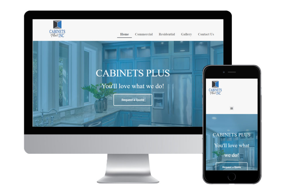 cabinets-plus-responsive-website MM Brands Marketing Company Cape Coral